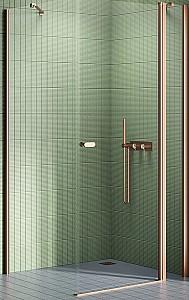 Cabina de dus New Trendy Soleo Copper Brushed Rectangular 100x80x195 Hinged 6mm Active Shiel K-1990