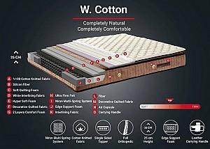 Saltea Trendy W Cotton 90x200 cm Alb Maro