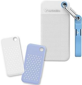 SSD extern Verbatim Pocket 1TB White/Light Blue