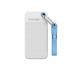 SSD extern Verbatim Pocket 1TB White/Light Blue