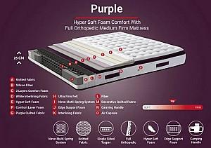 Saltea Trendy Purple 100x200 cm Alb Violet