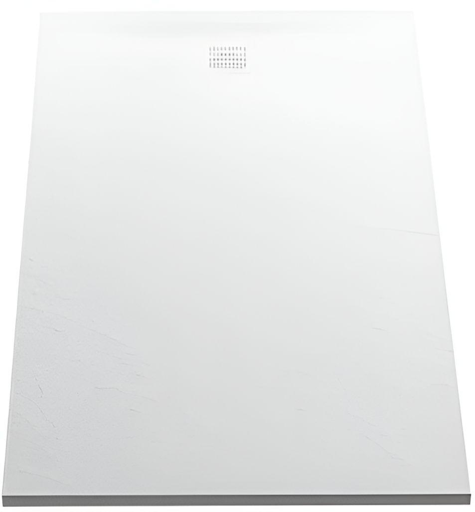 Cadita de dus New Trendy Mori white Rectangular 100x90x3 mm B-0434