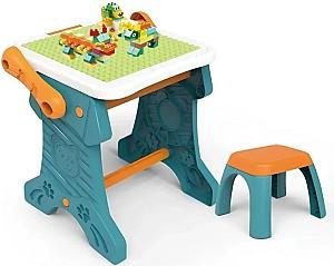 Masă de scris pentru copii 4Play Learning Table 2in1