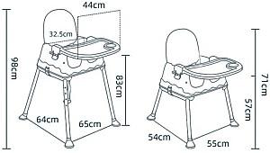 Scaun de masa multifunctional 4Play E-800 Beige
