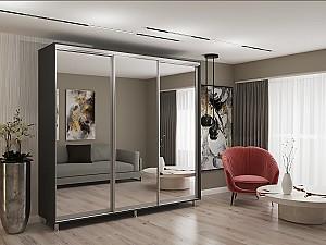 Dulap-cupe My-Style 2.3 x H2.4 m Oglinda Antracit