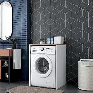 Dulap de baie Trendy KD103 2341 Nuc (Maro)/Alb
