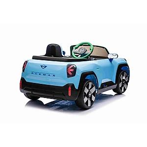 Maşină electrică Jiajia MINI Cooper JE1688 / 3 albastru
