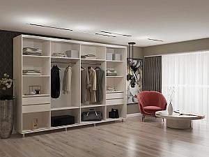 Dulap-cupe My-Style 3.2 x H2.4 m Oglinda Cenușiu