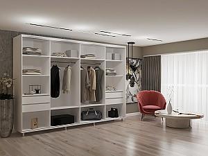 Dulap-cupe My-Style 3.2 x H2.4 m Pal Alb