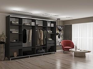 Dulap-cupe My-Style 3.2 x H2.4 m Pal Antracit