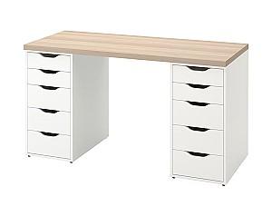 Masa de birou IKEA Lagkapten/Alex  White-Oak