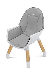 Scaun reglabil pe inaltime de masa Caretero Tuva Gray