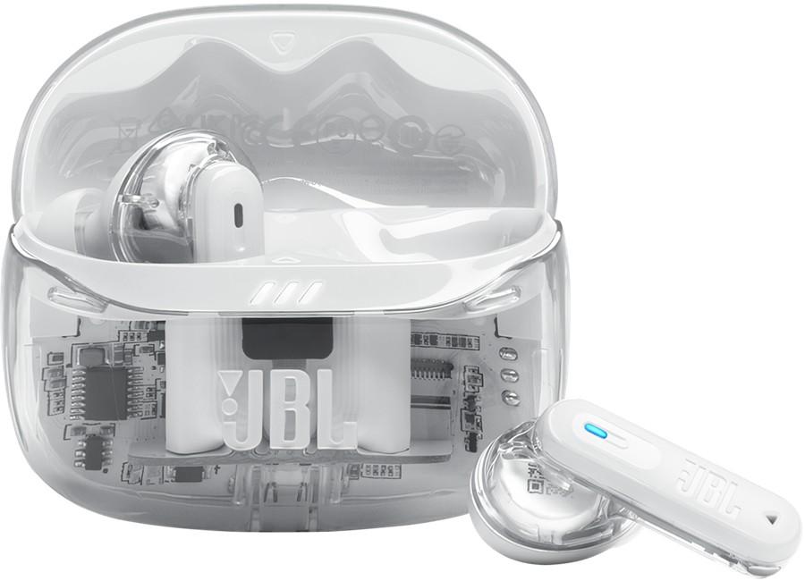Casti JBL Tune Beam 2 Ghost Edition White