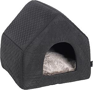 Pat pentru pisica Flamingo Fahra Dark Grey