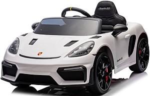 Maşină electrică RT P718/3 Porsche 718 Alb