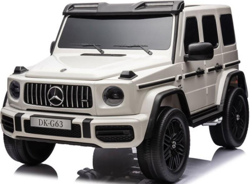 Maşină electrică RT DKG63/3 Mercedes Benz G63 12V14Ah Alb