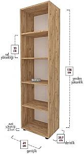 Etajera Bofigo 13-25-02 Pine