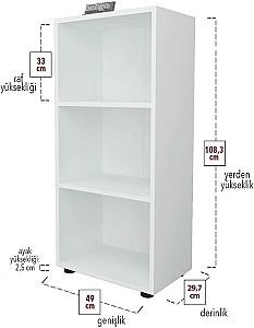 Etajera Bofigo 13-23-01 White