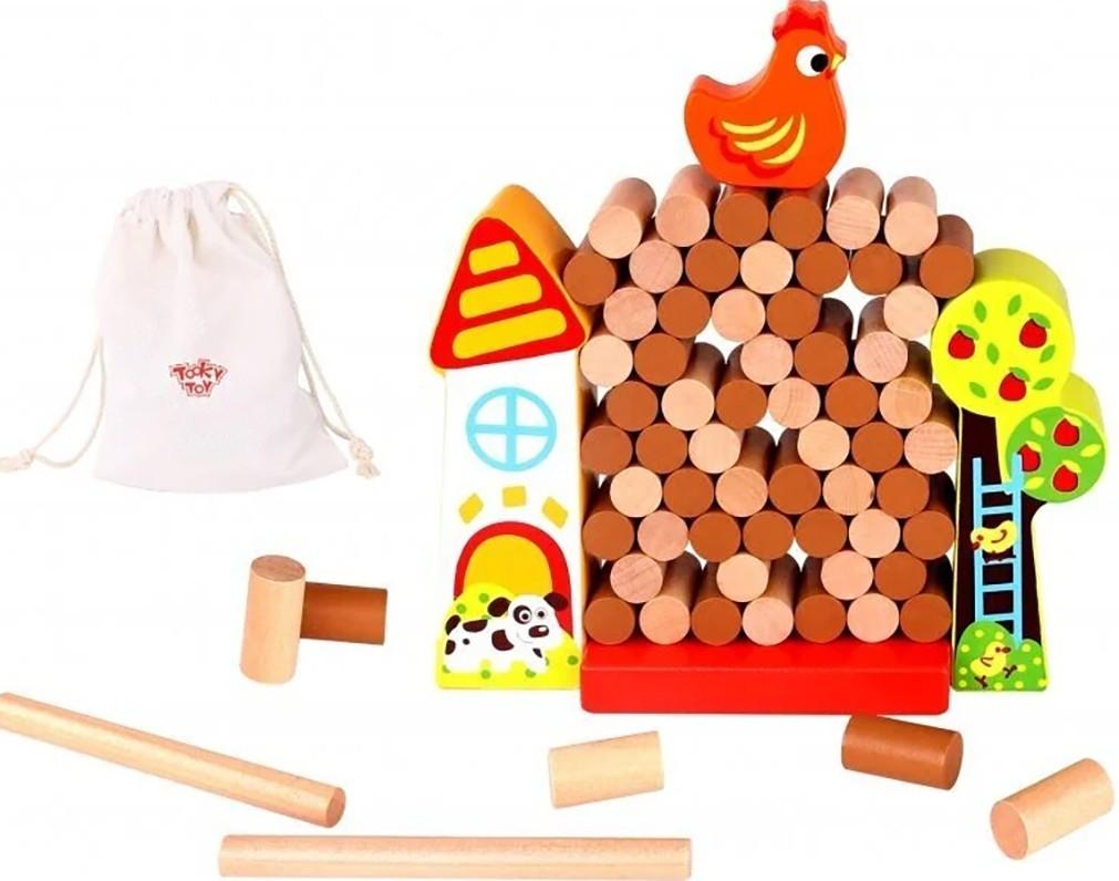 Joc de masa Tooky Toy Jenga Ferma