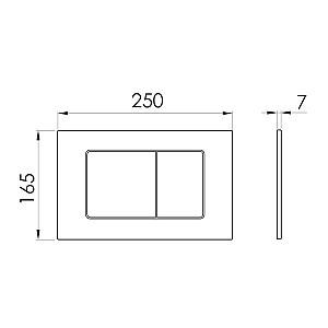 Buton de scurgere IMPRESE i-FRAME i7112SR