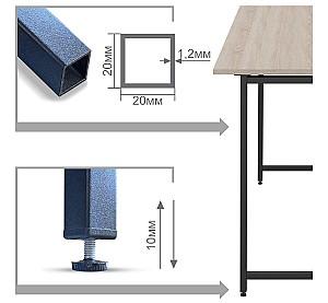 Masa de birou AMF Fold 1200 Antracit / Negru