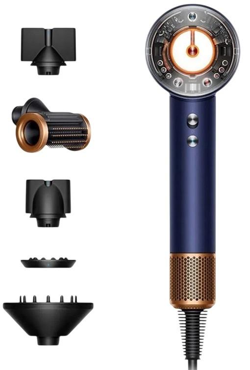 Uscator de par Dyson Supersonic Nural HD16 Straight+Wavy Prussian Blue