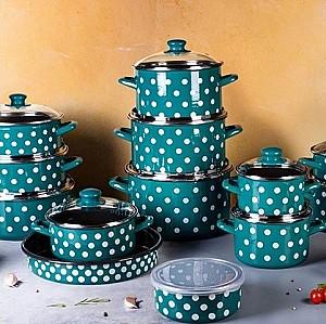 Cratita Metalac Green Dots 2l