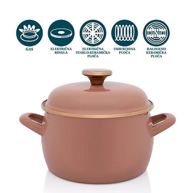 Cratita Metalac Mocha Mousse 3.1 l