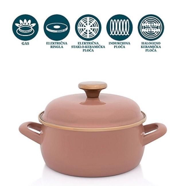 Cratita Metalac Mocha Mousse 2.5 l