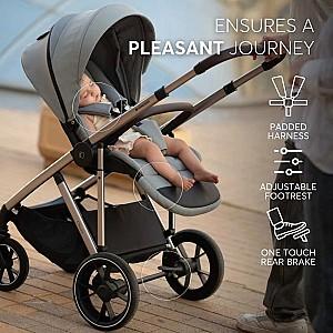 Carucior 3 in 1 Kikka Boo Chiara Black