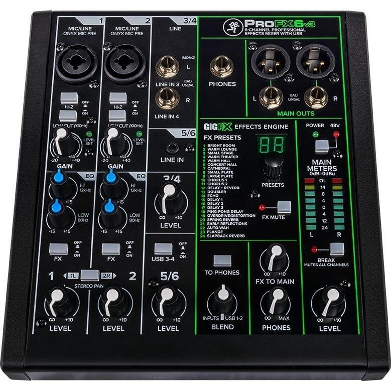 Mixer analogic Mackie PROFX6v3