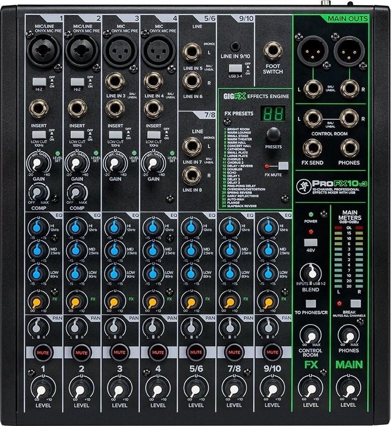 Mixer analogic Mackie PROFX10v3