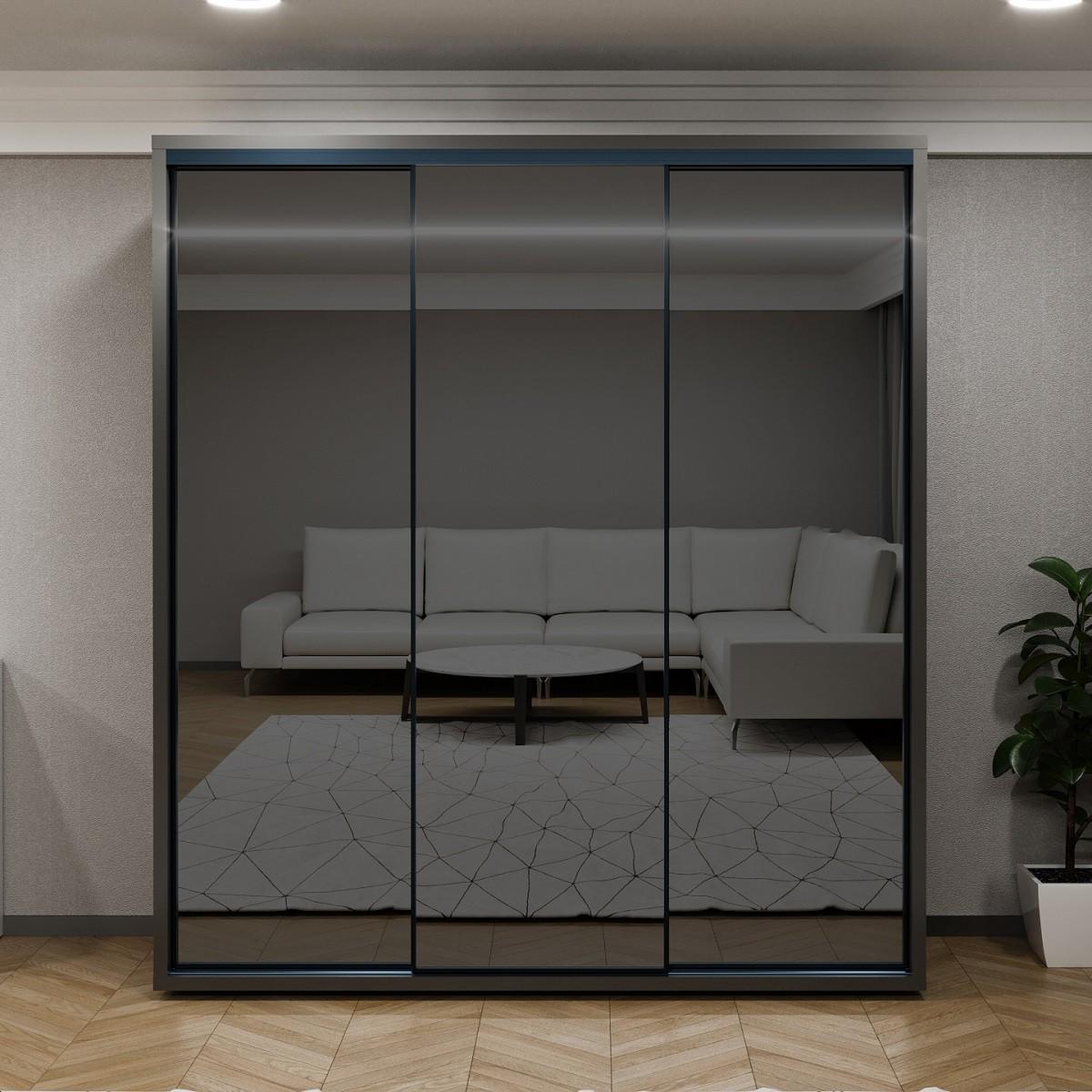 Dulap-cupe Bayro Parma Graphite Antracit (Gri)