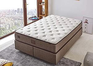 Saltea Trendy Cotton 200x200 Alb/Bej/Maro