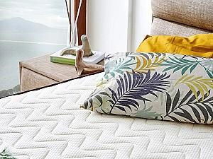 Saltea Trendy Visco Exclusive 160x200 Alb/Maro