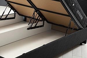 Pat Trendy Set Vitalia 150x200 Antracit (Gri) (Cu saltea)