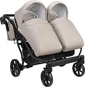 Carucior pentru gemeni Angelina Tvigo-Duo Dark Grey