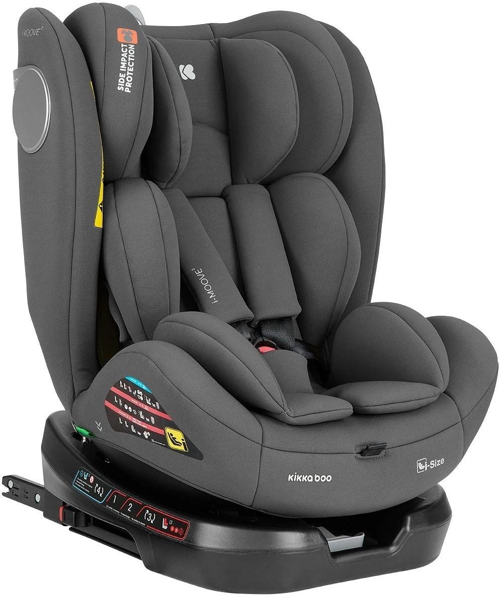 Scaun auto copii Kikka Boo i-Moove 2 Dark Grey