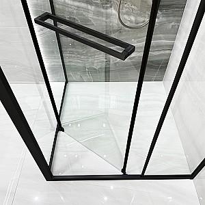 Cabina de dus Linia H2O Ritmo 100x100 Negru