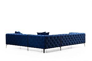 Canapea coltar Trendy Como Dreapta Bleumarin (Albastru)