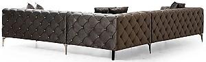 Canapea coltar Trendy Como Dreapta Antracit (Gri)
