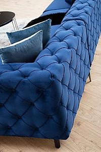 Canapea coltar Trendy Como Stanga Bleumarin (Albastru)
