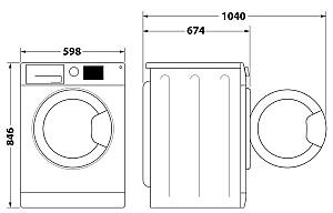 Masina de uscat rufe Whirlpool WPC9WBSEE