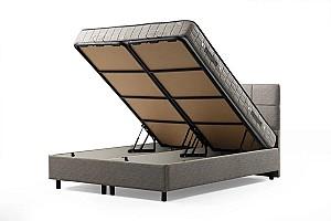 Pat Trendy Set Vitalia 90x190 Gri deschis (Cu saltea)