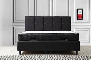 Pat Trendy Set Vitalia 90x190 Antracit (Gri) (Cu saltea)