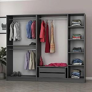 Dulap Trendy Kale 190 Antracit (Gri) v2