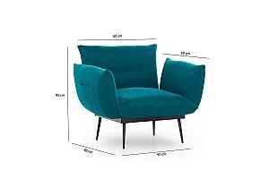 Fotoliu Trendy Jax Solo Verde Petrol