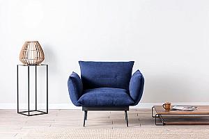 Fotoliu Trendy Jax Solo Bleumarin (Albastru)