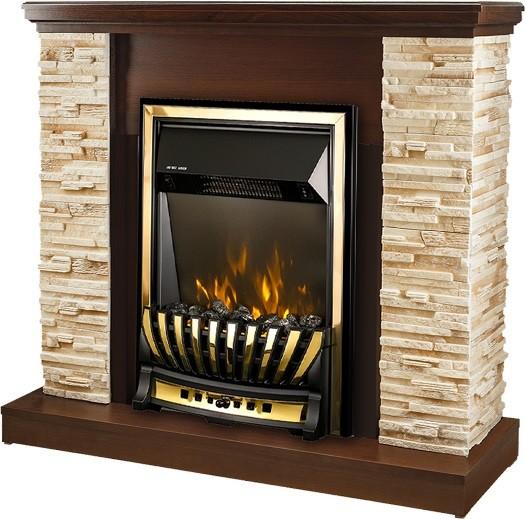 Semineu electric ArtFlame Rock Nut & Meridian