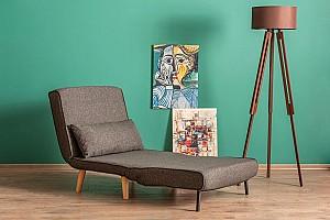 Fotoliu Trendy Folde Single Gri inchis